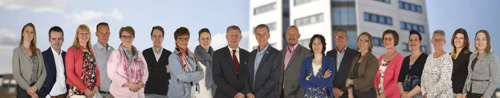 groepsfoto van medewerkers Ottenschot